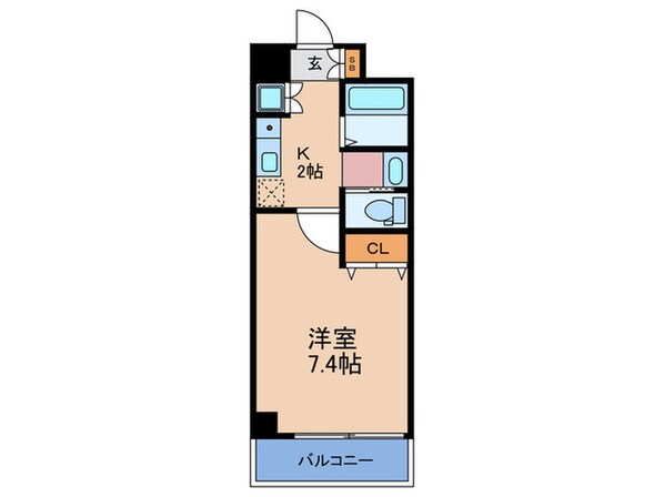 能川ビルの物件間取画像